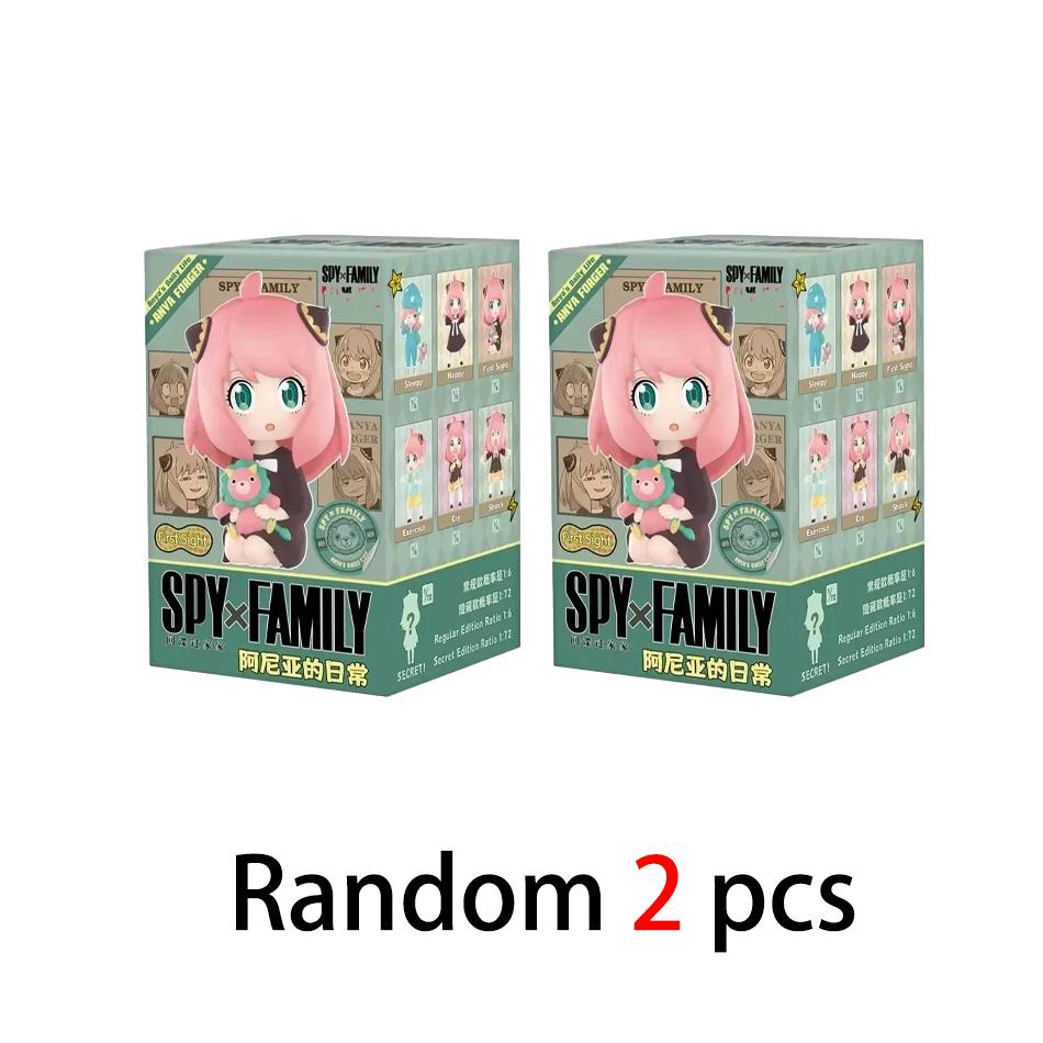 1:1 Neuauflage Spy X Family Anya Serie Blind Box Spielzeug Niedliche Figuren Puppe Mystery Box Modell Überraschungstüte für Mädchen Geburtstag Langlebige Geschenke beige