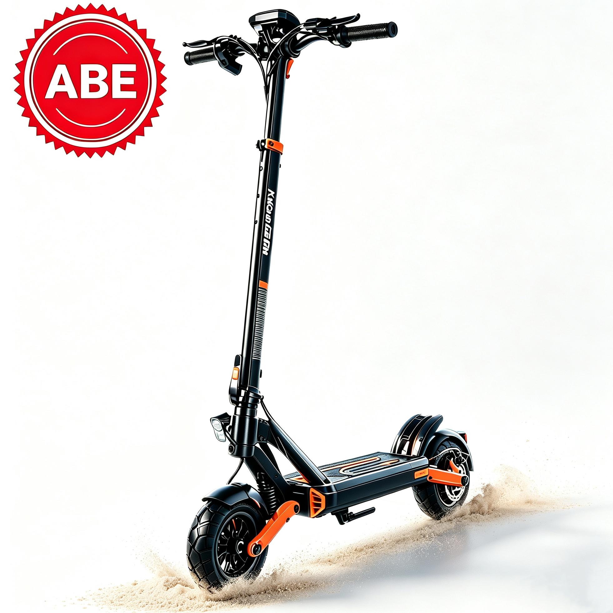 KuKirin G2 Pro ABE E-Scooter 48V15,6Ah Akku 65km Reichweite 500W Motor Doppelfederung & Doppelscheibenbremsen Pendel-E-Scooter für Erwachsene schwarz