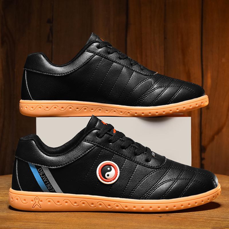 Chenjiagou Tai Chi Kung Fu Sportschuhe: Kampfsport-Trainingsschuhe aus echtem Leder für Männer und Frauen 39