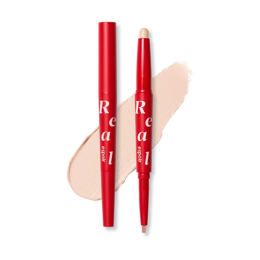 espoir Liner Real Eye Dual Stick Volume Up Dual Type Stick Lidschatten Make-up Liner Koreanische Kosmetik espoir Offiziell Unter-dem-Auge #04 1,45 g 2-Schritte
