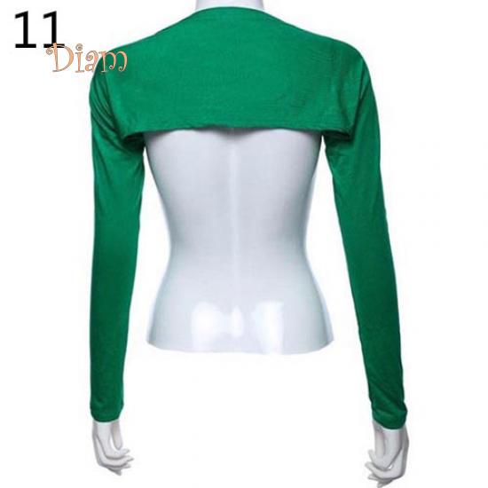 Tenfyer Damen-Hijab aus Modal-Baumwolle, einteilig, Schulter-Ärmel-Arm-Bedeckung grün