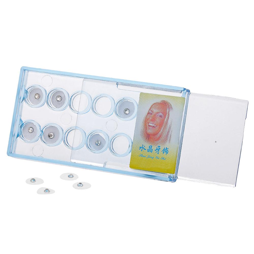 10 Stücke Dental Oral Zähne Edelsteine Kristall Zahn Ornamente Schmuck Klare Farbe Zähne Dekoration Zahn Werkzeug