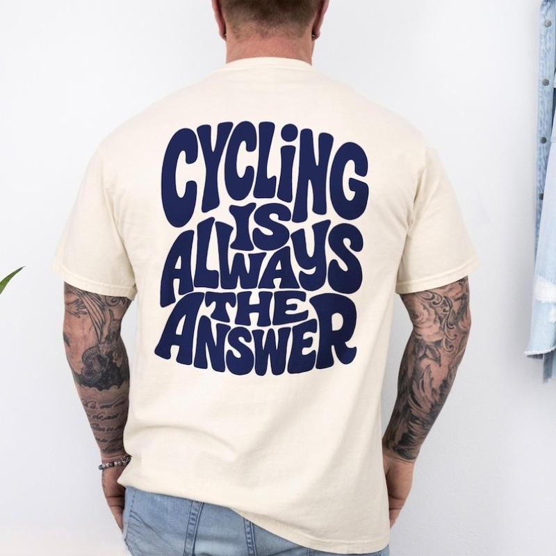 Geschenk für Radsportliebhaber Retro Radsport T-Shirt Radfahrer Geschenk Vintage Radfahrer Shirt Lustiges T-Shirt Rennrad Liebhaber Oberteil T-Shirt S