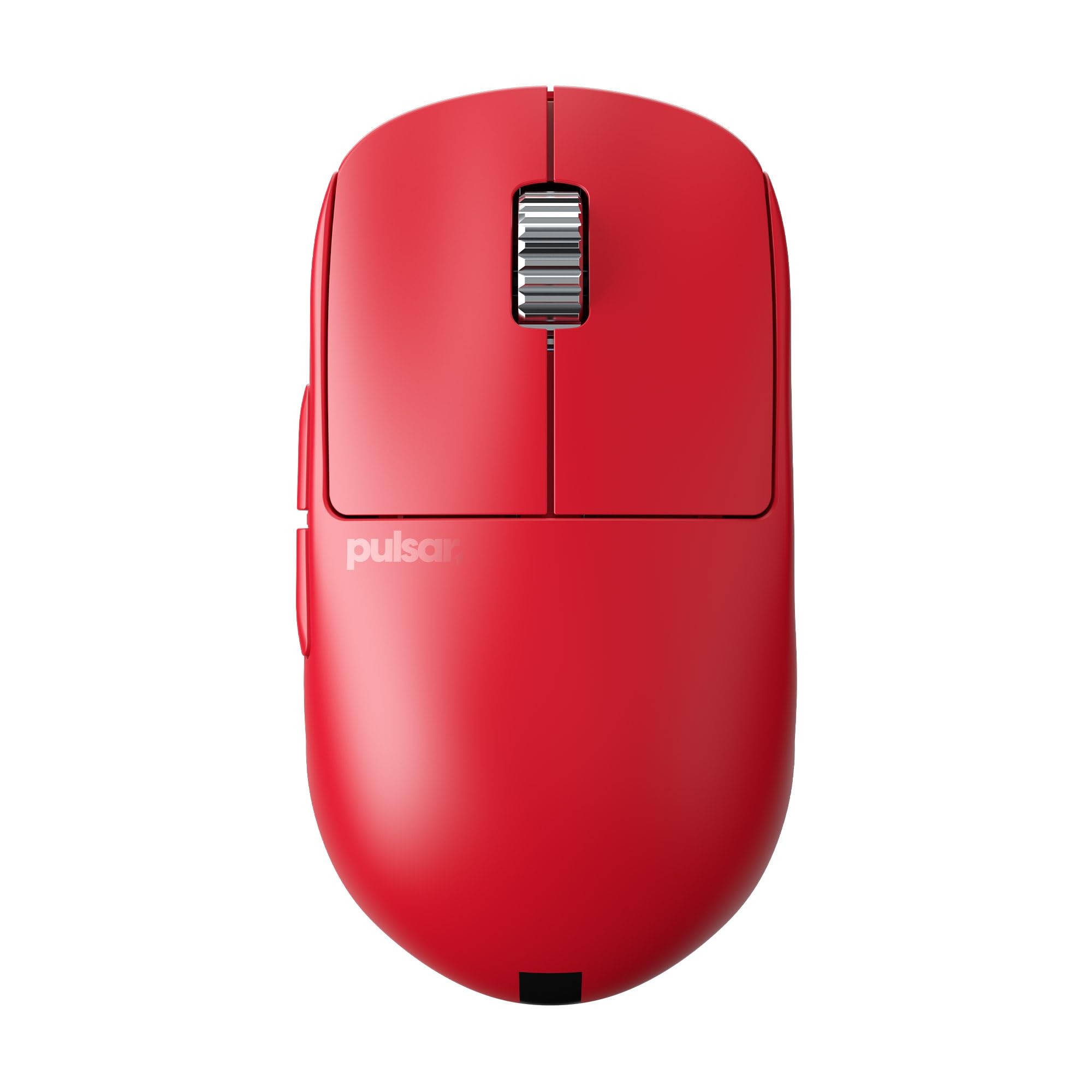 Pulsar Gaming Gears X2H eS Kabellose Gaming-Maus, ultraleicht, 65 g, symmetrisch, 1 ms, 26000 DPI, optischer Sensor PAW3395, 2,4 GHz rot