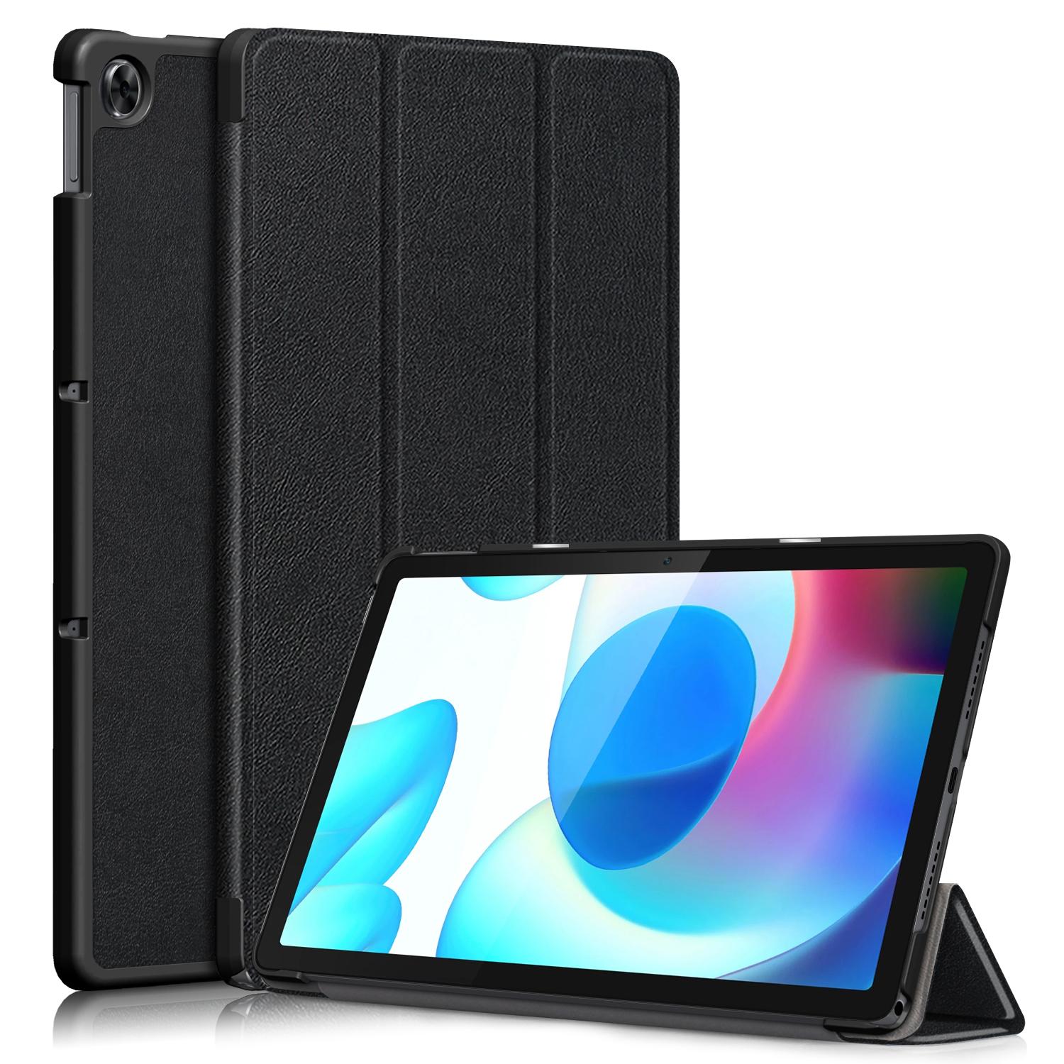 Für Realme Pad, Realme Mini Pad Tablet-Hülle, ultradünne Folio-Schutzhülle für Realme Pad Case Realme Pad 10.4' rauchige schwarz