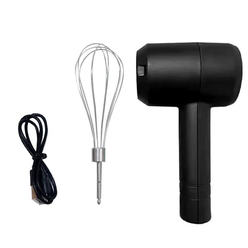 Elektrischer Haarcreme Automatischer Mischer Farbpaste Mixer Färben Friseur Färben Rührwerkzeuge Handheld Friseursalon schwarz