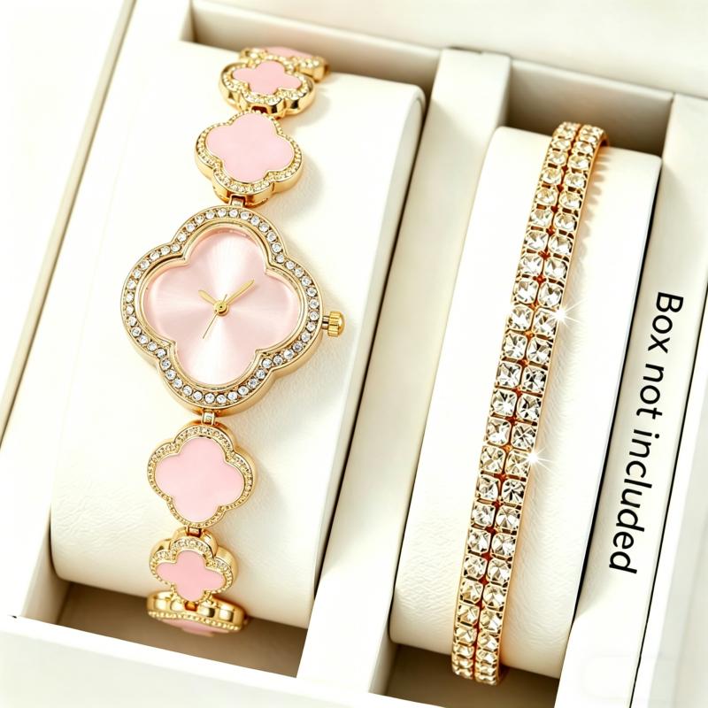 Hochwertige, modische Freizeituhren, luxuriöse Damenarmband-Quarz-Armbanduhren, elegante Uhr für Mädchen, Ehefrau, Freundin