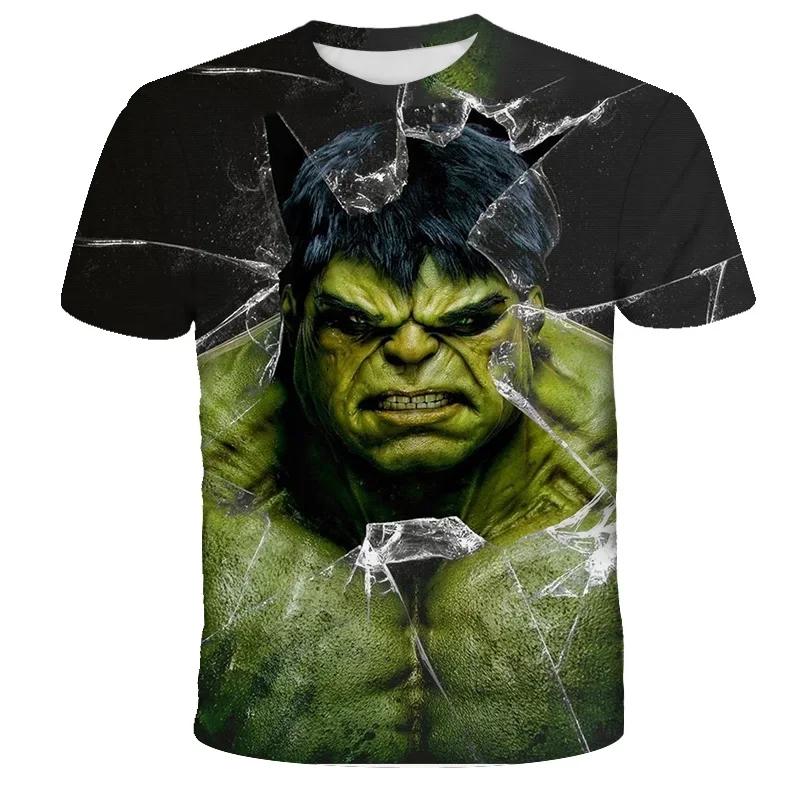 Marvel Superheld Hulk T-Shirt Jungenkleidung Kinder-T-Shirt Spider-Boy Kinder-Oberteil T-Shirt Sommer Kurzarm-T-Shirt 160 beige