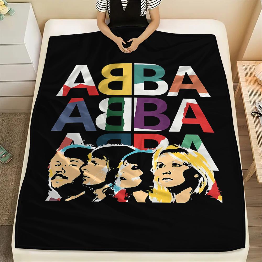 1 Stück ABBA Der Film Druck Flanelldecke, Hohe Qualität für alle Jahreszeiten, Heimdekoration, Wärme und Komfort, Perfekt für Weihnachtsgeschenke 80cm x 120cm