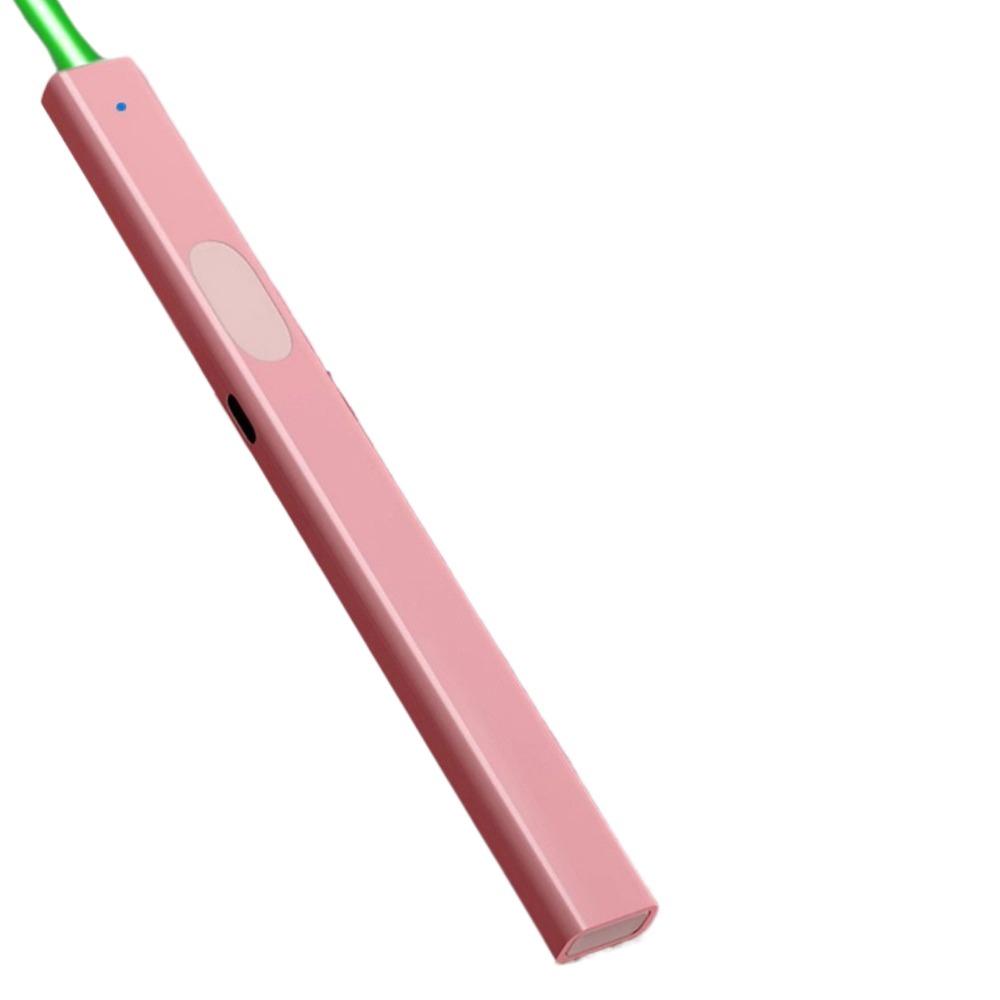 USB Wiederaufladbarer Verkaufspräsentationsmodellstift Metall Sandtischstift Lehrerpräsentation rosa