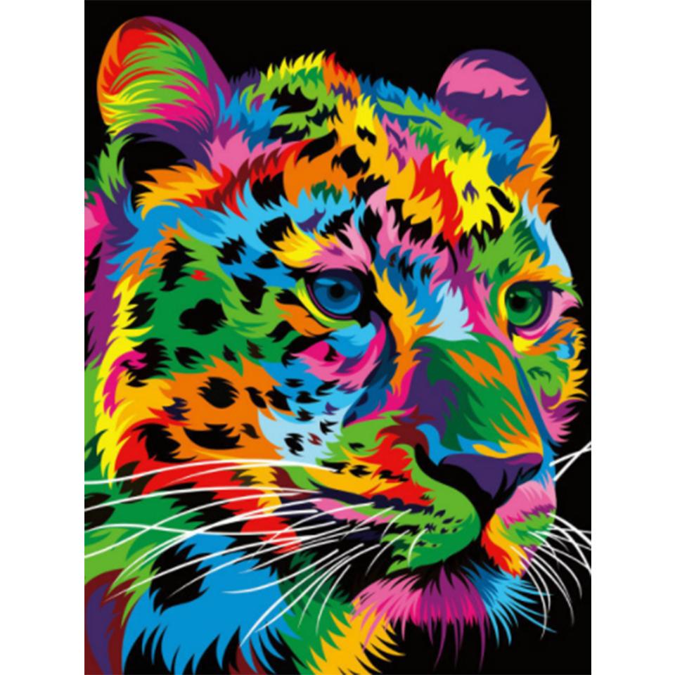 DIY 5D Diamant Malerei Tier Löwe Katze Affe Kreuzstich Kit Diamant Stickerei Mosaik Kunst Bild Strass Dekoration Geschenk Full Round 20x30CM