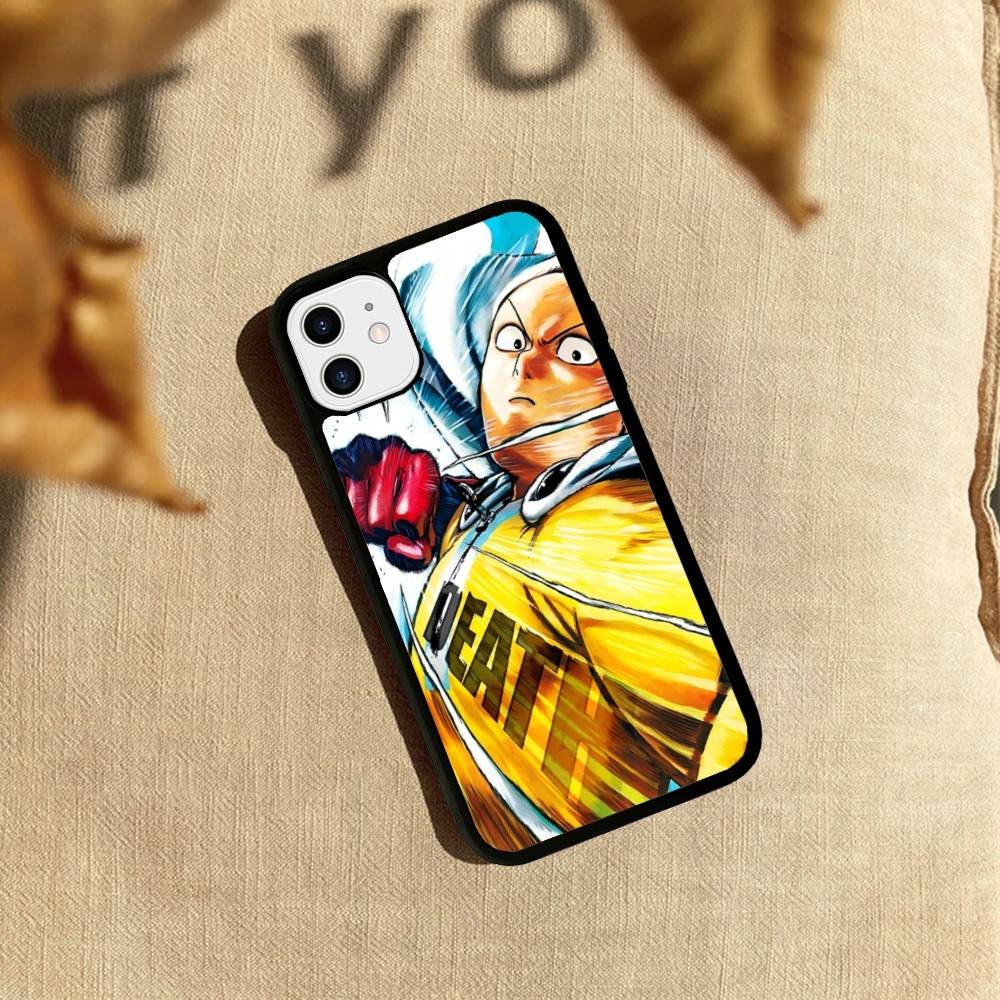 Anime One-Punch Man Für iPhone 17 16 15 14 13 12 11 Pro Max Plus Stoßfeste PC+TPU Handy-Rückabdeckung iPhone 14 pro