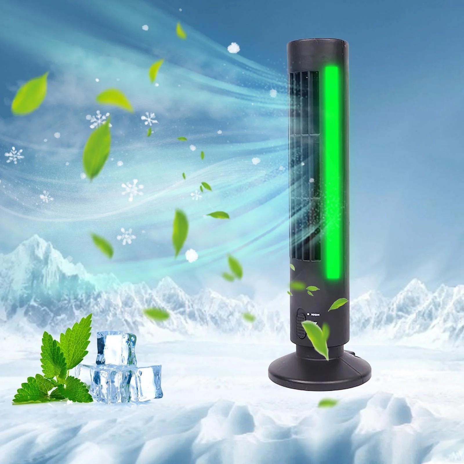 Turmventilator, 0° oszillierender Ventilator mit Fernbedienung, leiser Ventilator, 3 Geschwindigkeiten, LED-Anzeige, blätterloser Standventilator Bodenventilator für Schlafzimmer Zuhause Innenbereich One Size schwarz