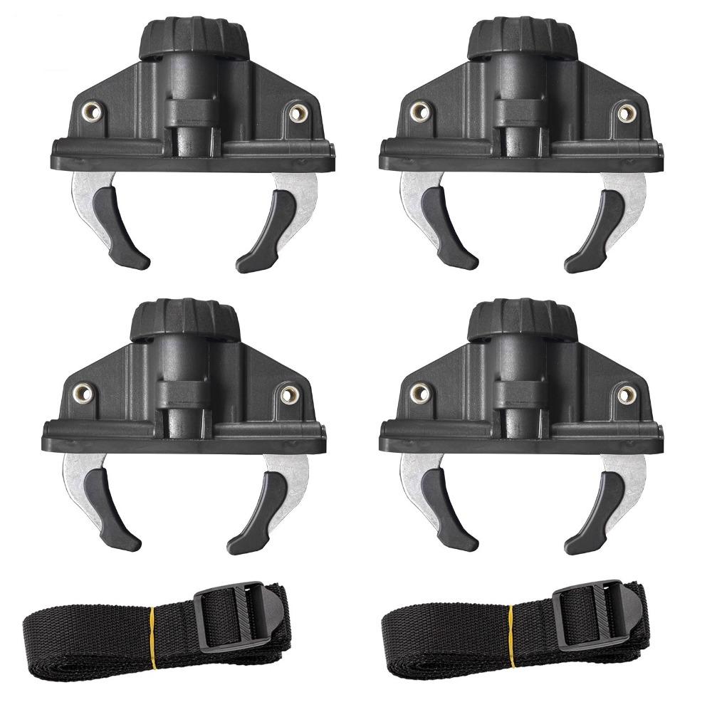 Hochfeste Dachbox-Klemme Verstellbare Dachgepäckträger-Klemme Halter Befestigungsschnalle Fahrzeugdach 4PCS