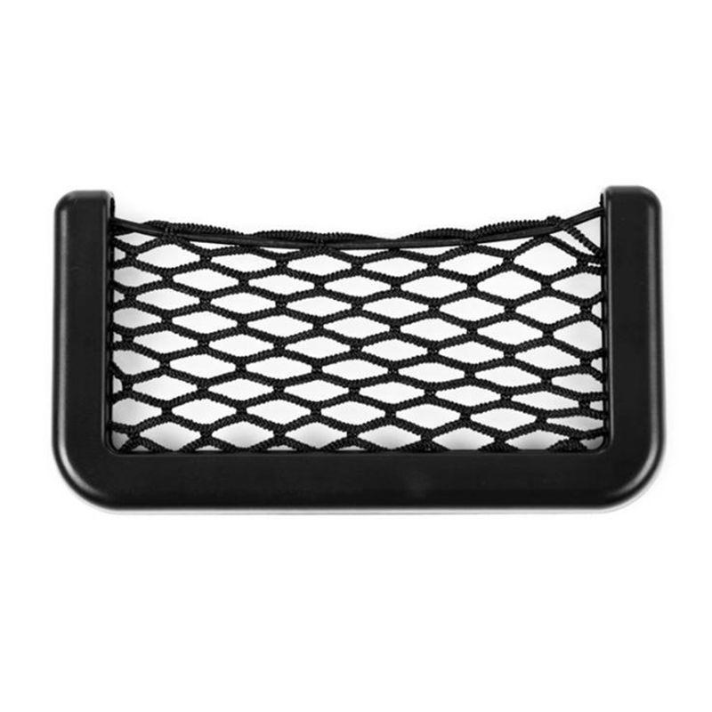 Selbstklebende tragbare Seitentür-Rücksitz-Aufbewahrung, Handyhalter, Taschen-Organizer, Auto-Netztasche