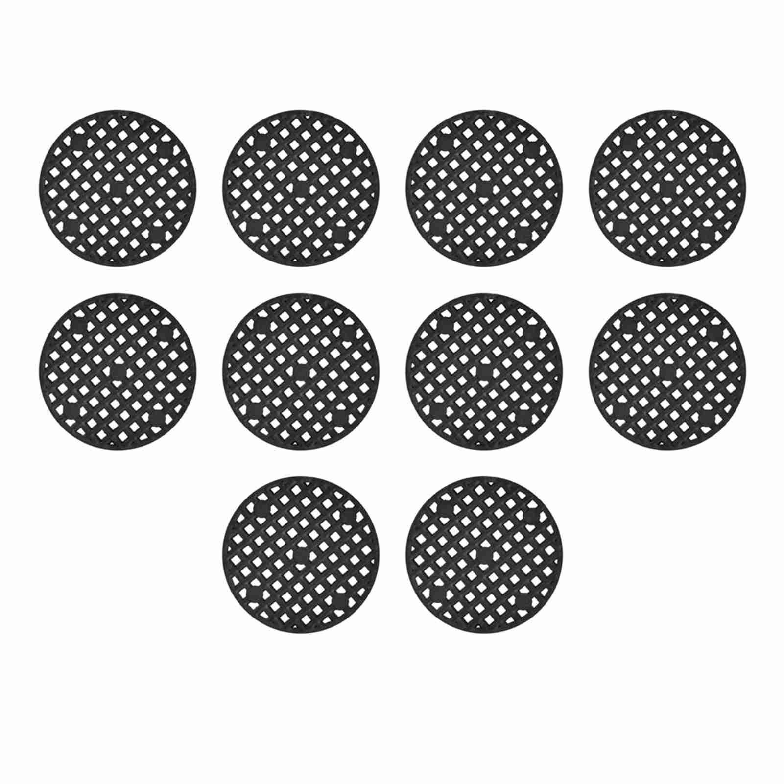 10PCS Gartenarbeit Blumentopf Loch Mesh-Matte Pad Anlage Blumenerde Bonsai Boden Grid Matte (4,5 cm)
