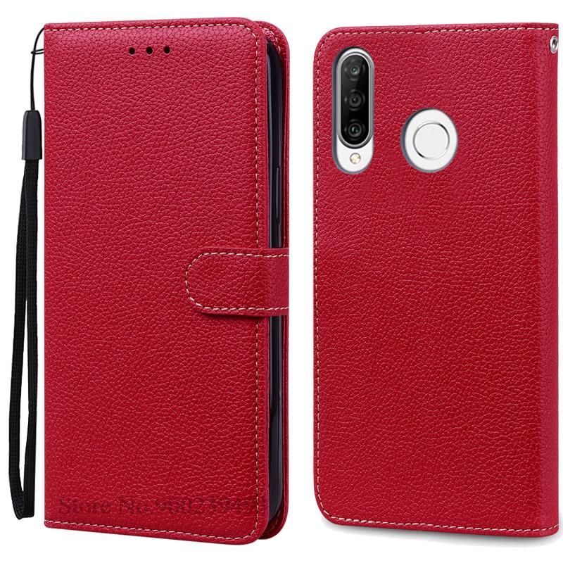 Für Honor 20 Lite Hülle Buchhülle für Huawei Honor 20S Brieftasche Flip Case für Huawei Honor 20Lite Honor 20S Leder Handyhüllen For Honor 20 Lite dunkelrote