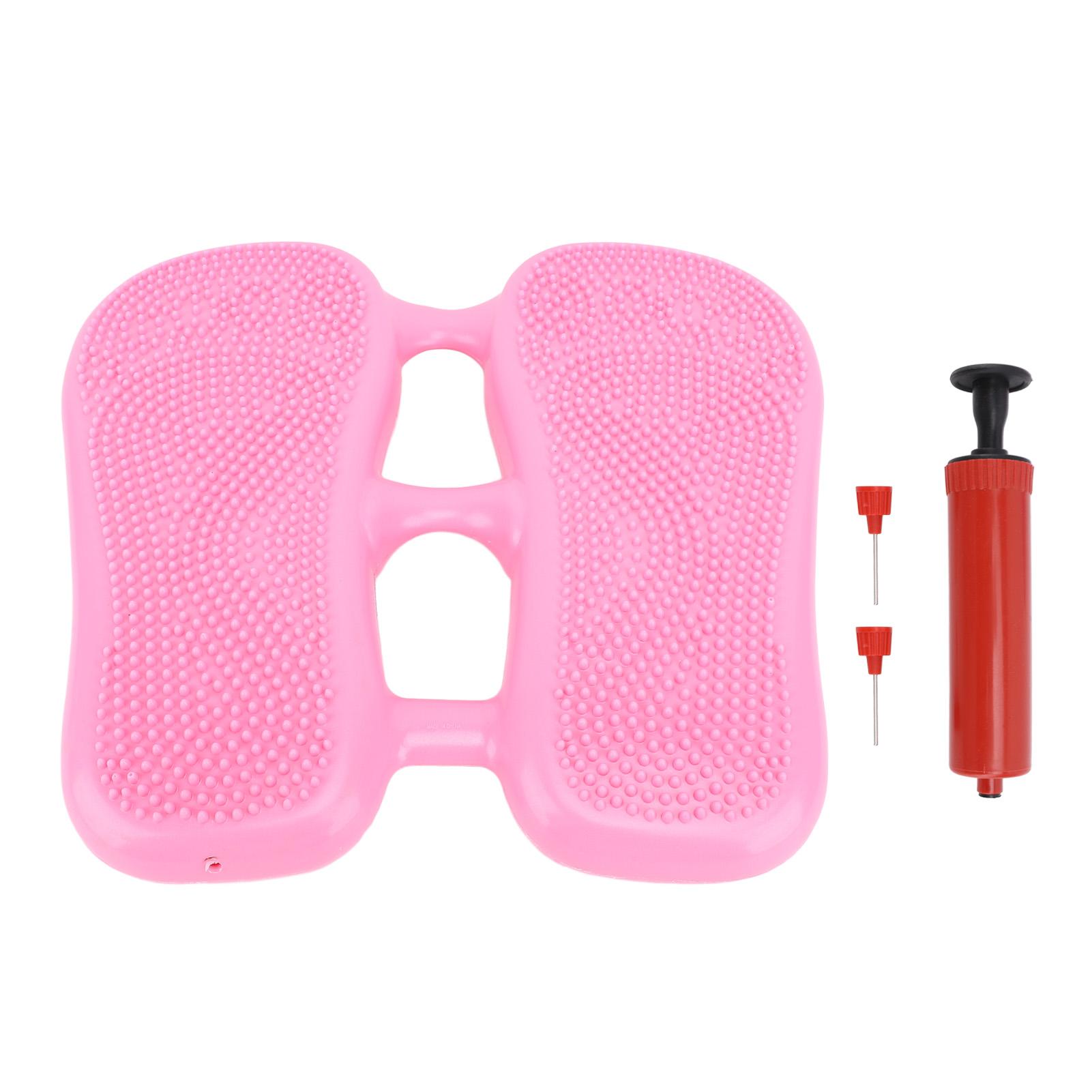 Aufblasbarer Stepper Mehrzweck Fitness Übung Luft-Stepper Fußmassage Balance Board Rosafarben rosa