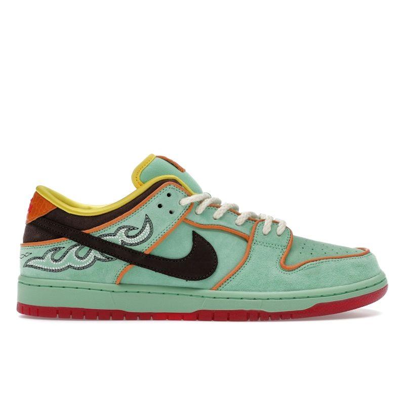 Nike Dunk Low SB Rodeo Unisex Sneaker Grün Turmalin Barock-Braun HF3058-300 35.5