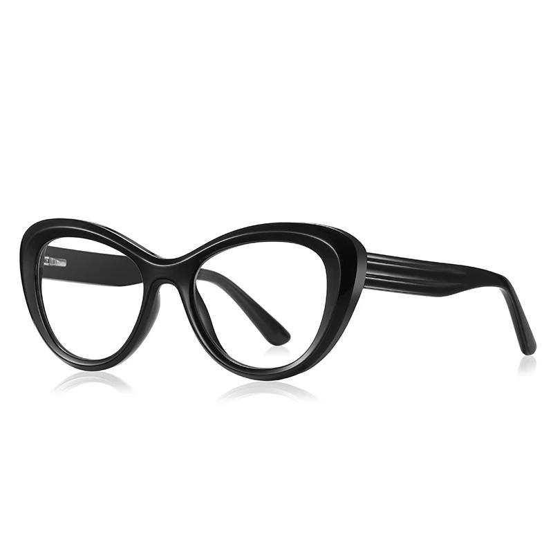 Grün-Rosa-Rahmen Cat Eye Myopie-Brille Frau Federscharnier TR90 Minus Photochrome Brille mit Dioptrien 0 -0,5 -0,75 bis -6,0 0