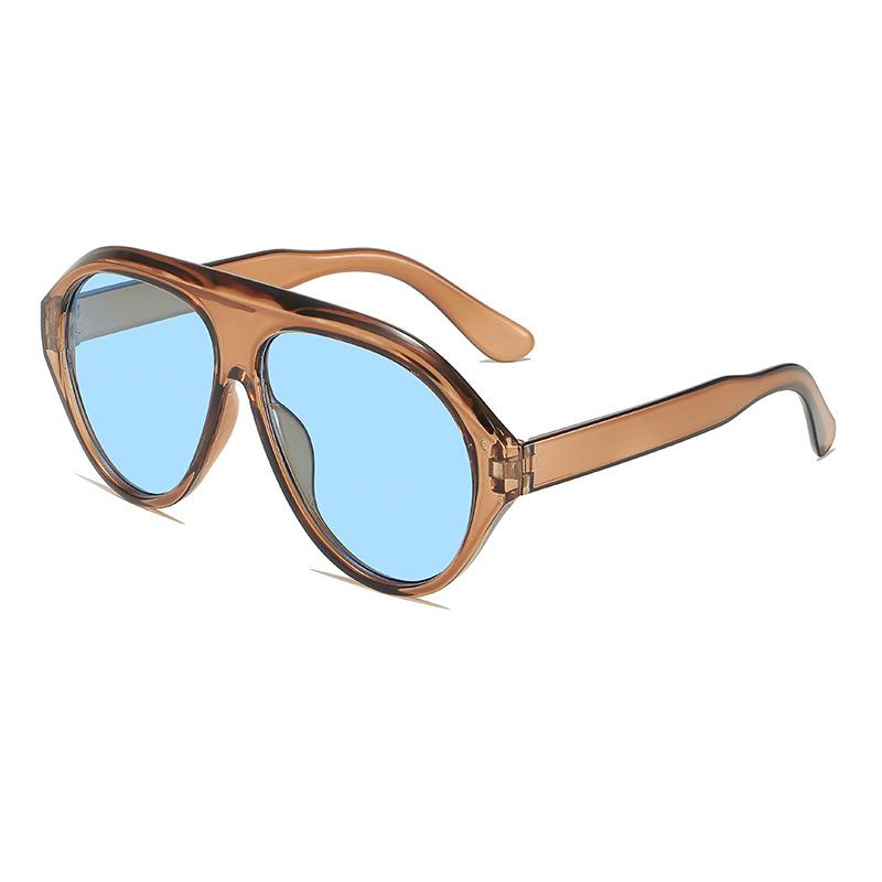 Neueste Klassische Piloten Sonnenbrillen Damen Herren Runde Sonnenbrillen Damen Kreisförmige Brillen Oculos De Sol für Herren Damen Brillen MULTI