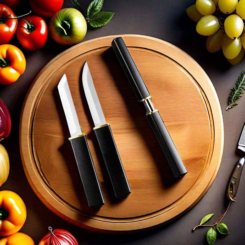 2 teile/satz Kunststoff Griff Edelstahl Obst Messer Ausbein Messer Fleisch Cleaver Metzger Hacken Cutter