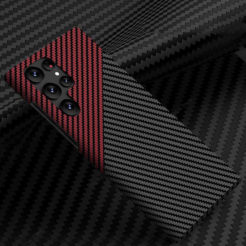 Carbon Fiber Telefon Fall Für Samsung Galaxy S24 S22 S23 Ultra 5G S21 S24 Plus S23 + Drahtlose Ladegerät Fall für Samsung S22 Ultra Dünne Funda S21