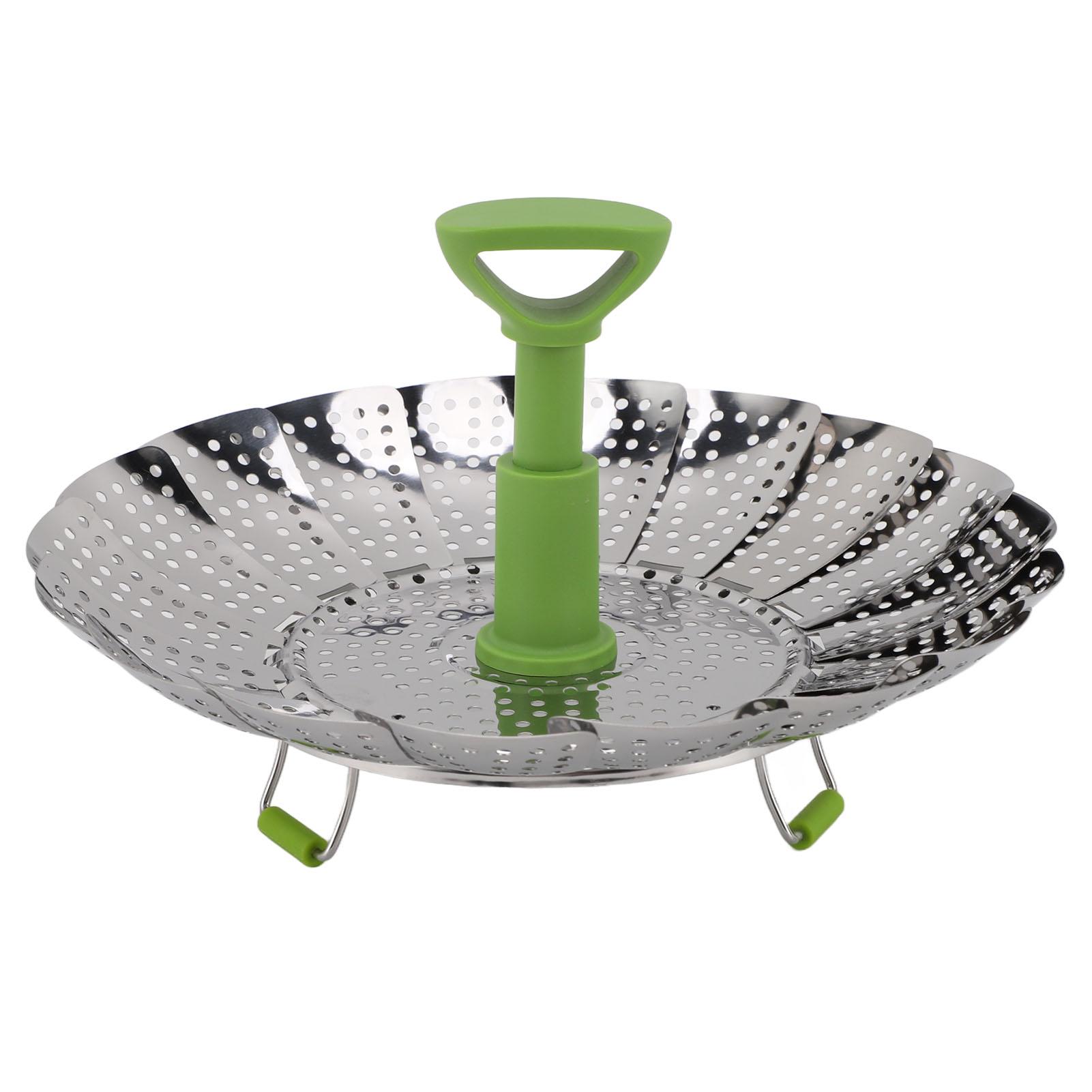 Dampfkorb aus Edelstahl Gemüse Faltbarer Dampfkorb für Gemüse Fisch Meeresfrüchte Kochen