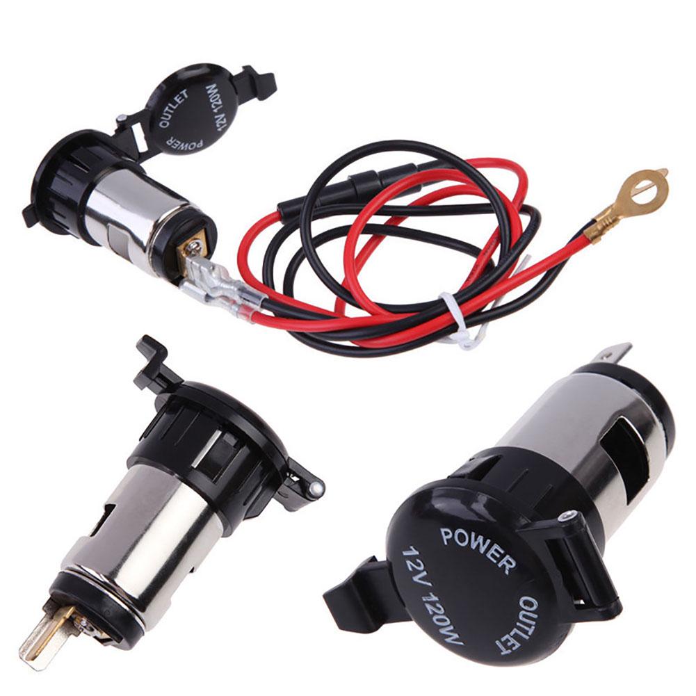 Autos Autoteile Zigarette Boot Steckdose Feuerzeug Auto Stecker mit 67 cm Kabel Motorrad 12 V Auto 120 W