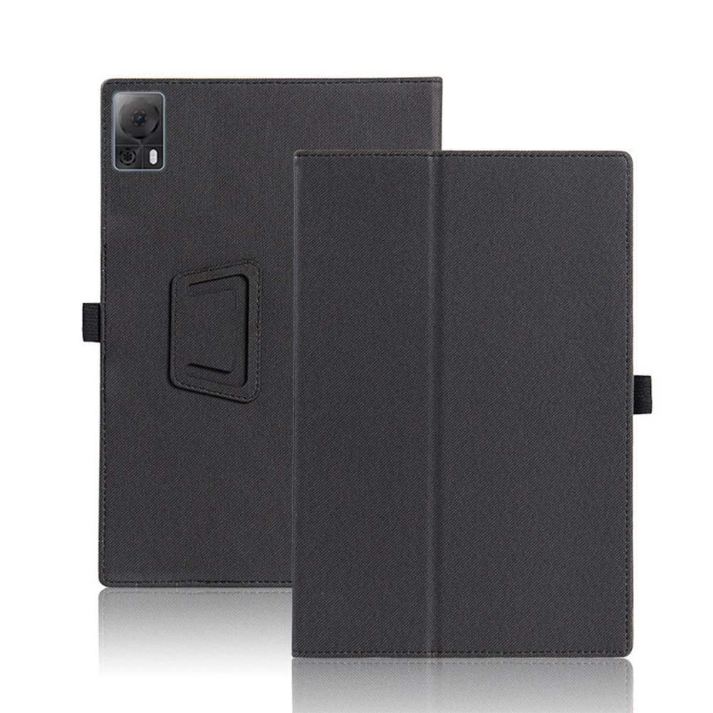 Für Tabwee W90 Handheld Leder Tablet Hülle Verschleißfeste Tablet Schutzschale Folio Ständer Magnetische Abdeckung Computerzubehör schwarz