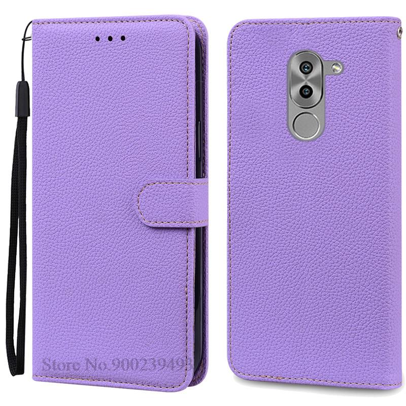 Honor6X Hülle Für Huawei Honor 6X Hülle Flip Leder Brieftasche Handyhülle Für Honor 6X Hülle Für Huawei Honor 6X Hülle Coque Fundas For Honor 6X (2016) licht lila