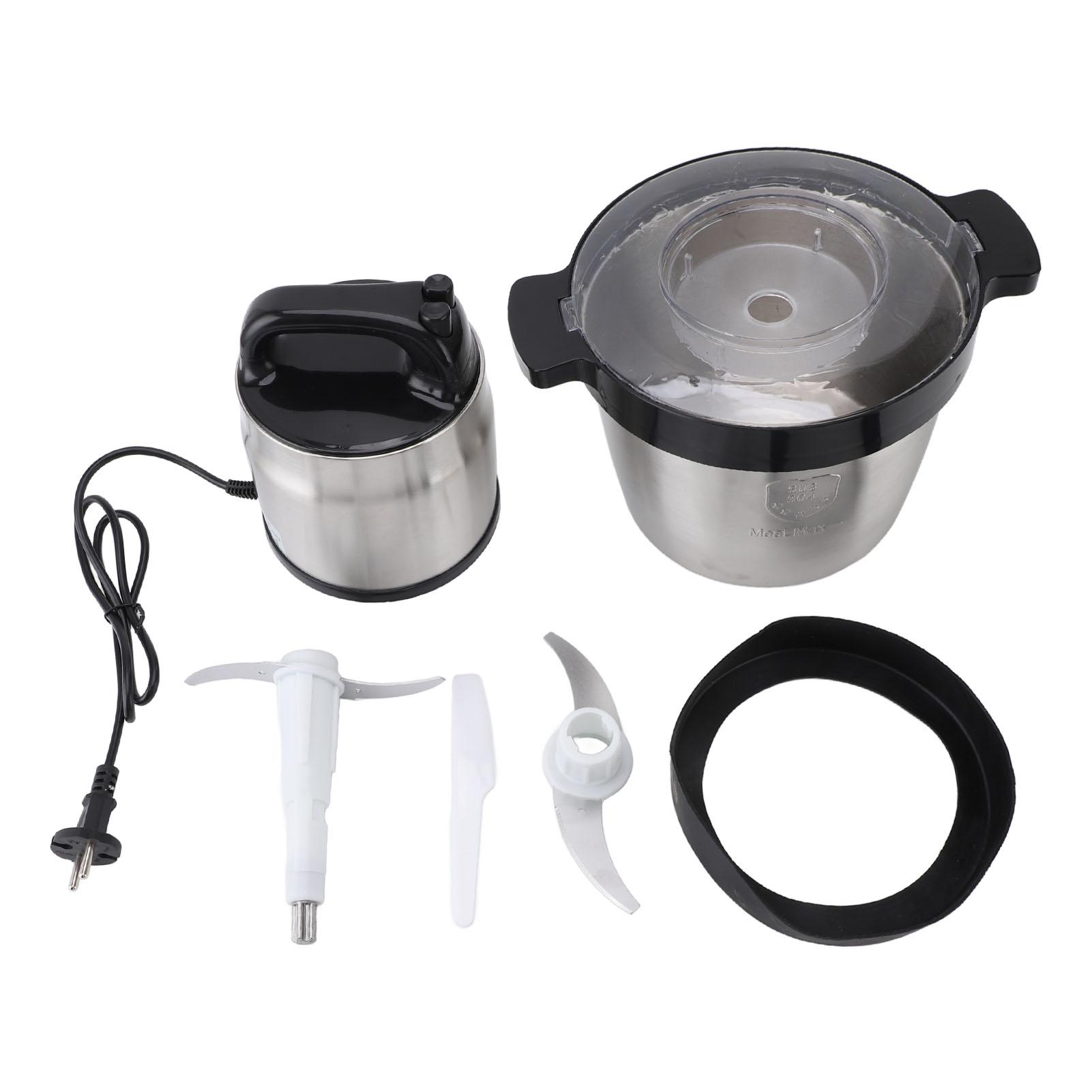 Elektrischer Fleischwolf 6L 1500W Edelstahl 2 Gänge Vielseitig Effizienter Einsatz Fleisch Mixer Lebensmittel L