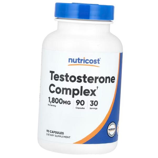 Testosteron-Booster, Testosterone Complex, Nutricost 90 Kapseln (08647010) 90caps