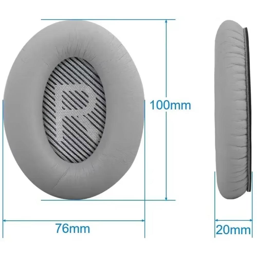 Ersatz-Ohrpolster für Bose Quiet Comfort 35 (QC35) und QuietComfort 35 II (QC35 II) Kopfhörer graue