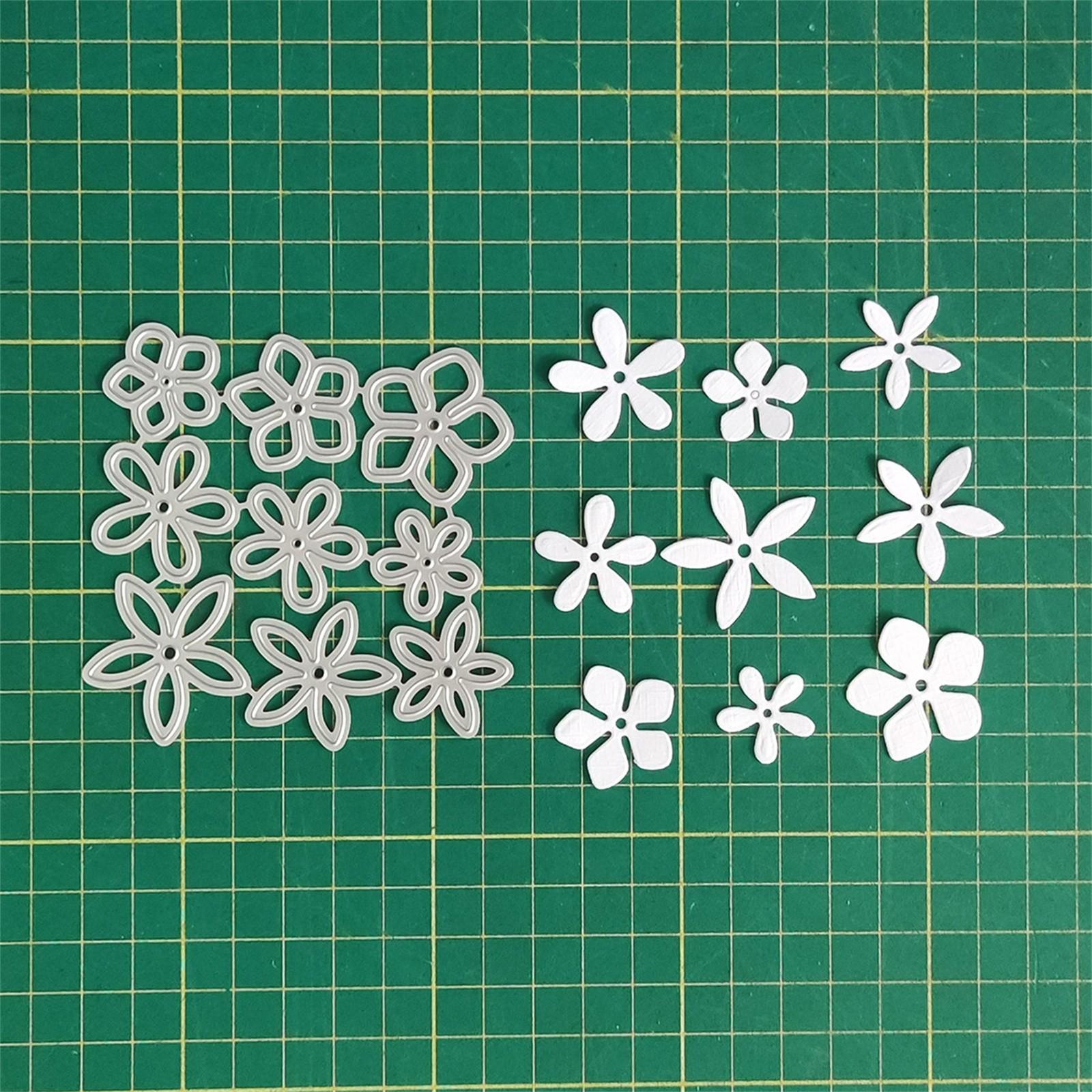 Neue Blütenblatt Metall Stanzform Form Scrapbook Dekoration Geprägte Fotoalbum Dekoration Karte Machen DIY Handarbeit One Size silber