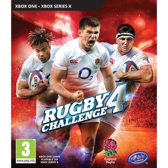 XBOX One Spiel - Rugby Challenge 4 Hülle auf Englisch-Spiel auf Französisch (Xbox One-Series X)