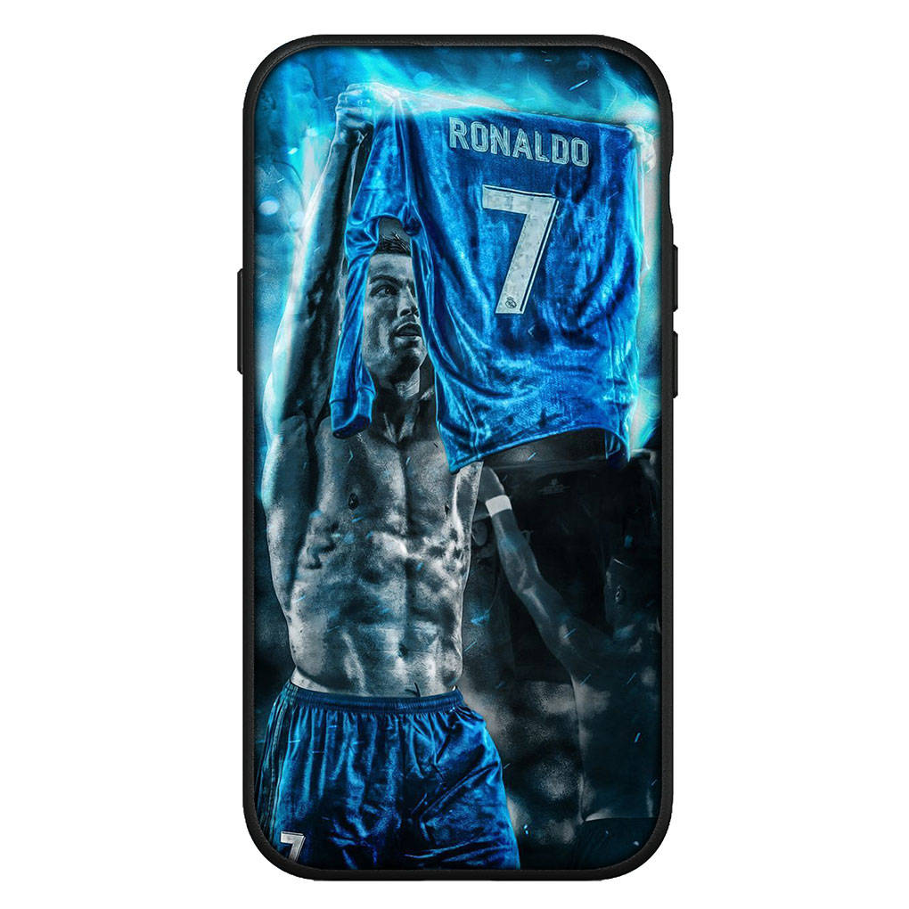 Hülle für iPhone 16 15 Xiaomi Redmi Note 14 13 12 11 Pro Max X 8 9 16e Samsung Galaxy S25 S24 S23 Moto OPPO Huawei Football Soccer No 7 No7 Handyhülle for Redmi 12 terra