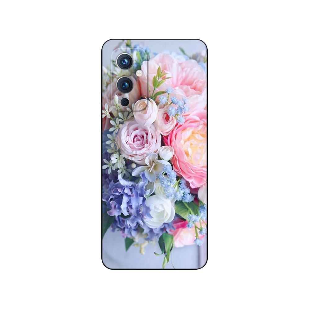 Für OnePlus 9 Hülle Für OnePlus 9 Pro Hülle Für OnePlus 9R Hülle Silikon Telefonrückseite One Plus 9 EU/NA R 9Pro 5G schwarze TPU Hülle OnePlus 9 5G (EU NA)