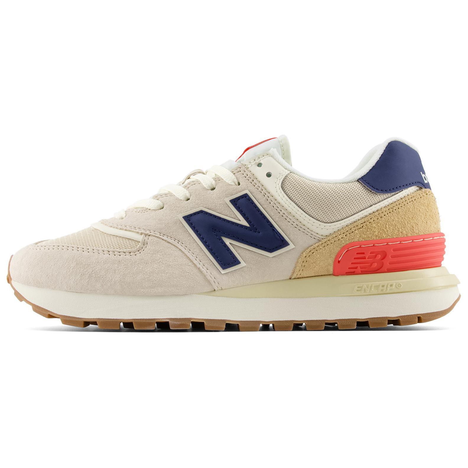New Balance 574 Legacy Cream Navy Unisex Sneaker Grau U574LGNV 42.5