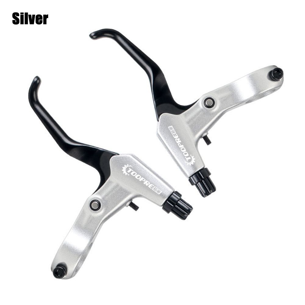 Scheibenbremsensatz Fahrrad Bremshebel BMX Bremsgriff V/Scheibenbremshebel MTB Mountainbike silber