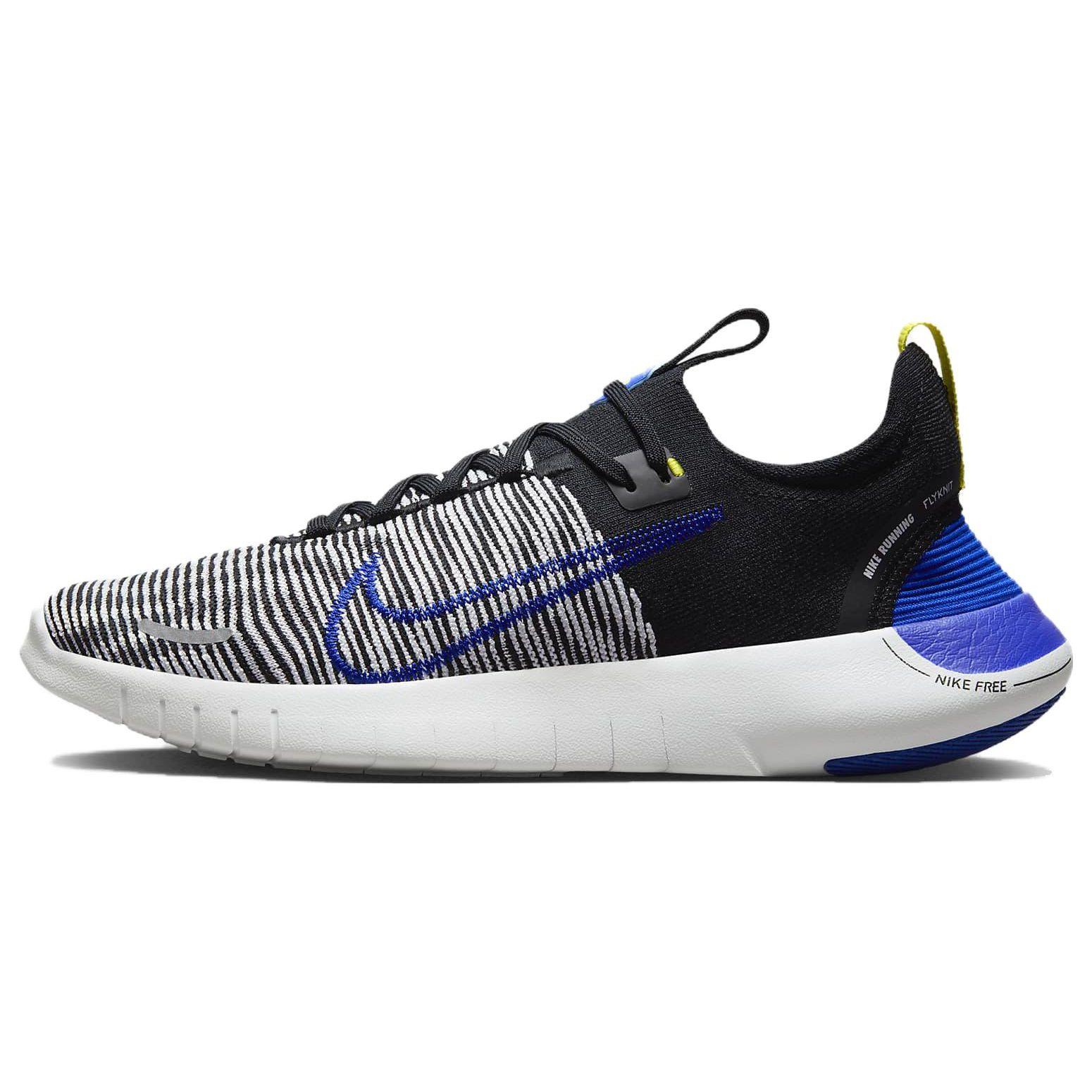 Nike Free RN Next Nature Schwarz Racer Blau Herren Sneaker Pure-Platinum High-Voltage FB1276-003 44