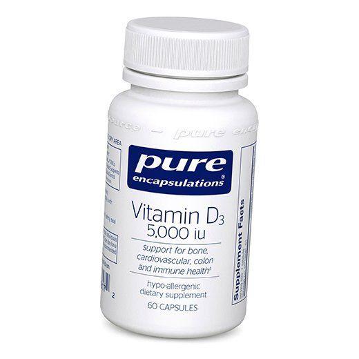 Vitamin D3, Vitamin D3 5000, Pure Encapsulations 60 Kapseln (36361082) 60caps