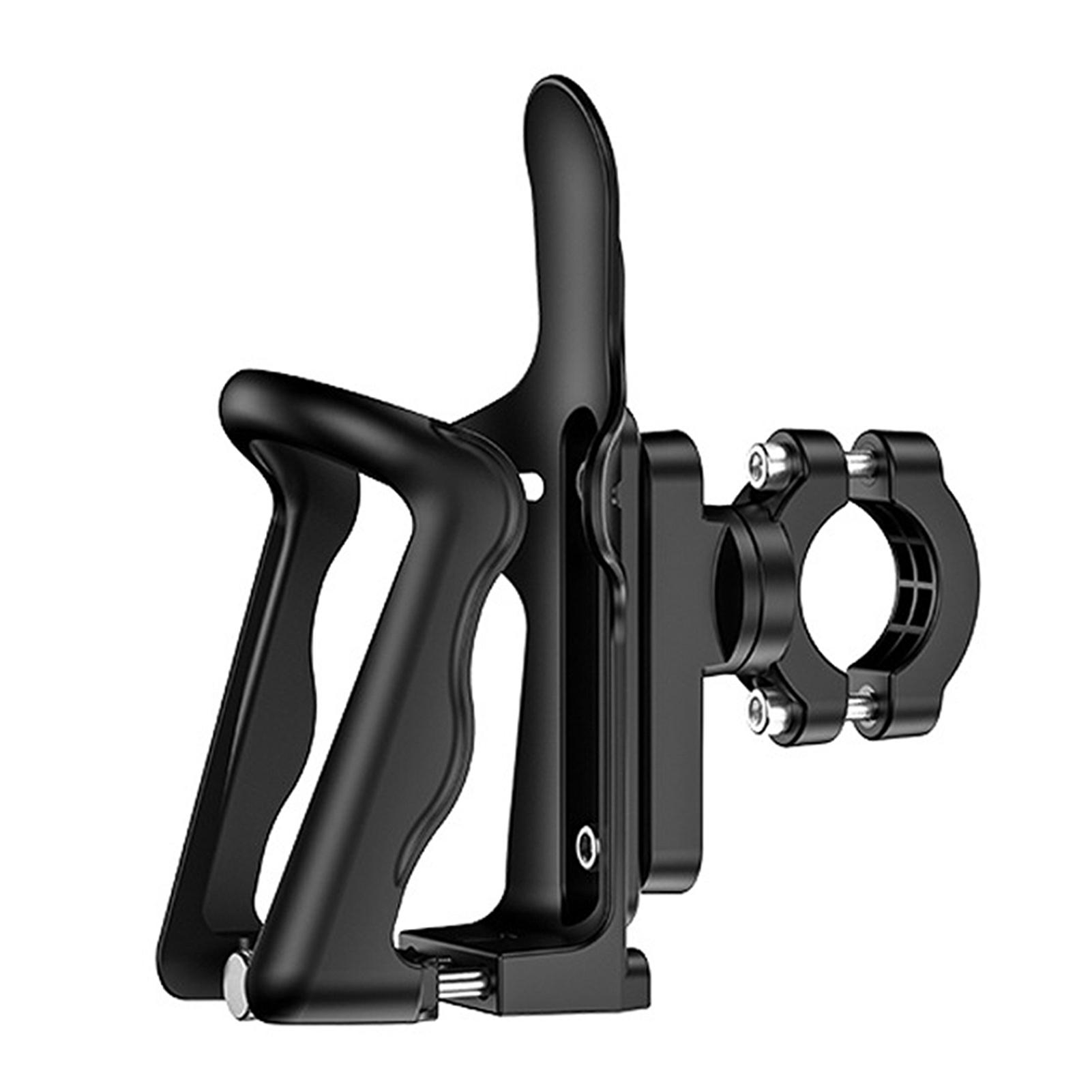 Fahrrad-Wasserflaschenhalter, drehbarer Motorrad-Getränkehalter, Fahrrad-Wasserflaschenhalterung, Käfig passend schwarz
