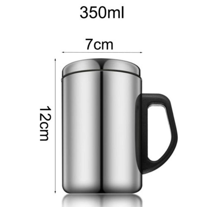 Reisebecher Tasse mit Griffen Tasse 350ml/500ml Isoliert 350ML