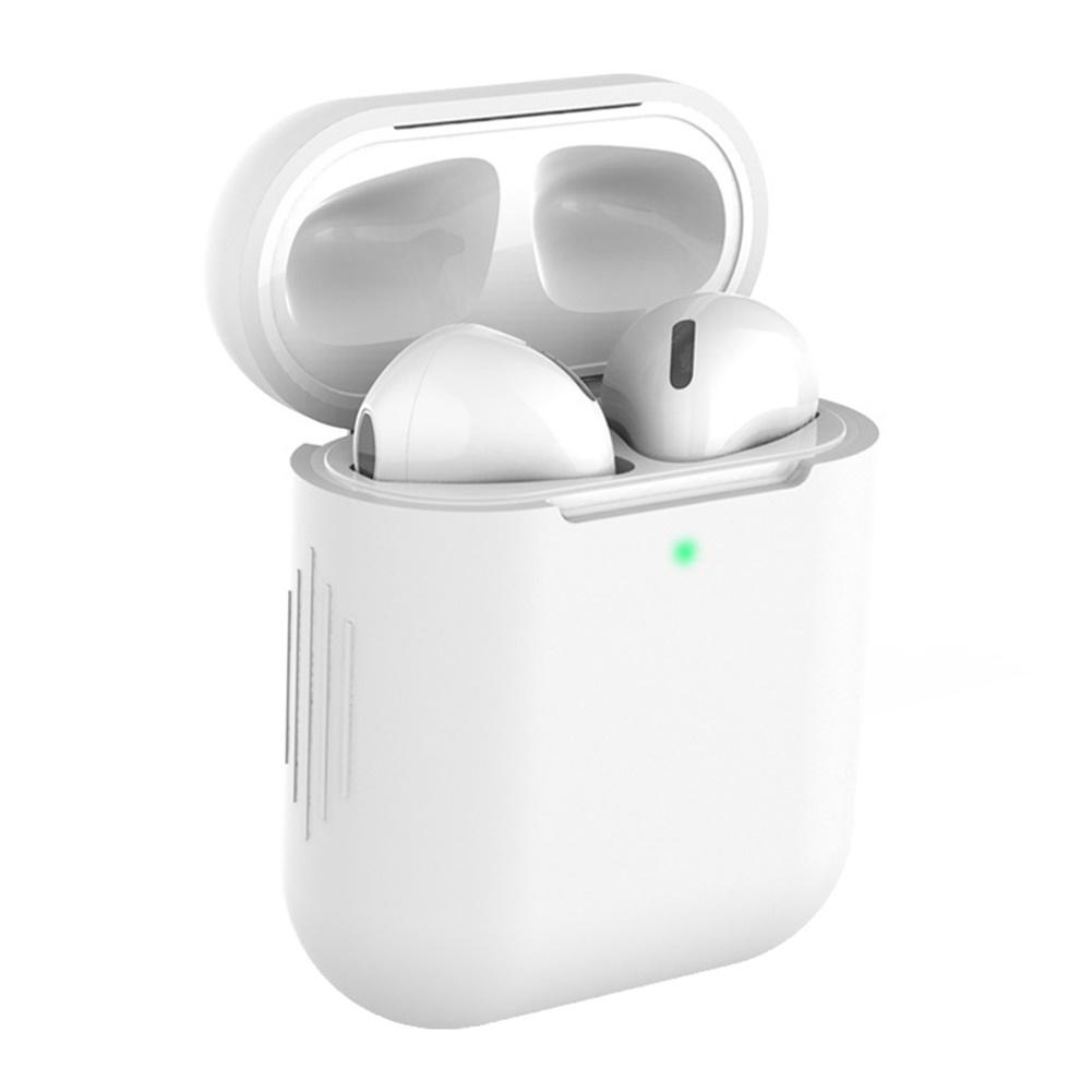 Yvonne Cover Case Wireless Kopfhörer Vollschutz für Air-Pods 1 2 weiß