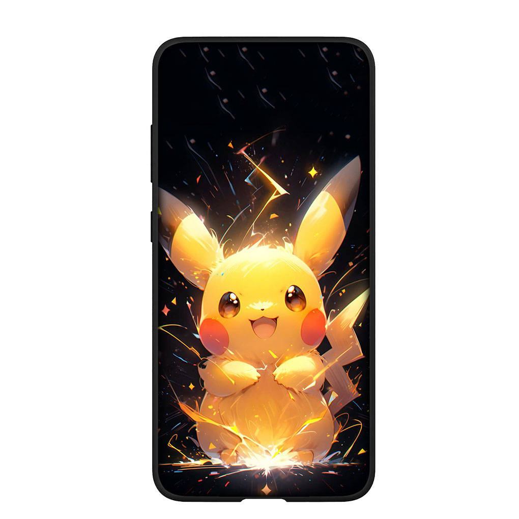 Handyhülle für Samsung Galaxy S24 S23 iPhone 15 14 Xiaomi Redmi Note 13 12 11 8 Plus 10 9 Pro Max X XR OPPO Huawei Jigglypuff Pokemon GO Pikachu Hülle for Samsung Galaxy Note 10 Plus terra