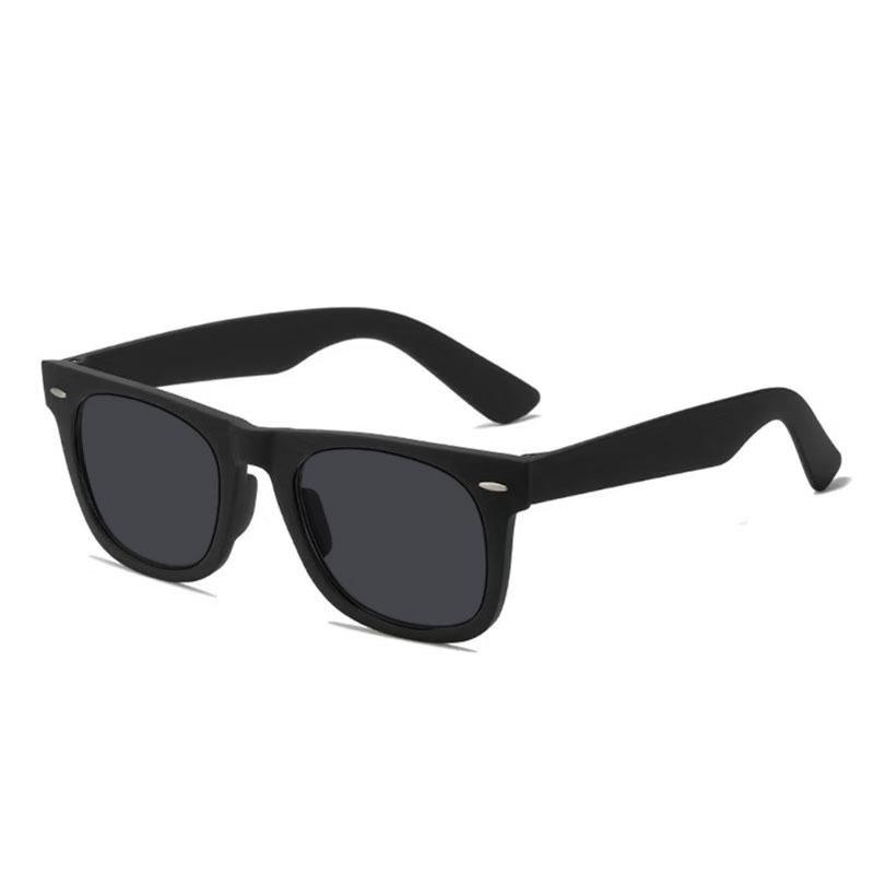 Outdoor Sport Lesebrille Sonnenbrille für Damen Quadratische Sonnenbrille Herren Plus Dioptrien Mode Weitsicht Brille 0 Bis +4.0 +4 schwarz