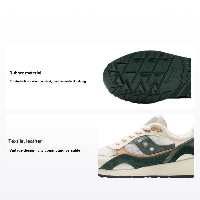 Saucony Shadow 6000 Retro Bequemes Textilleder Rutschfest Abriebfest Erhöhte Höhe Low-Top Laufschuhe Unisex Laufschuhe S79033-5 37