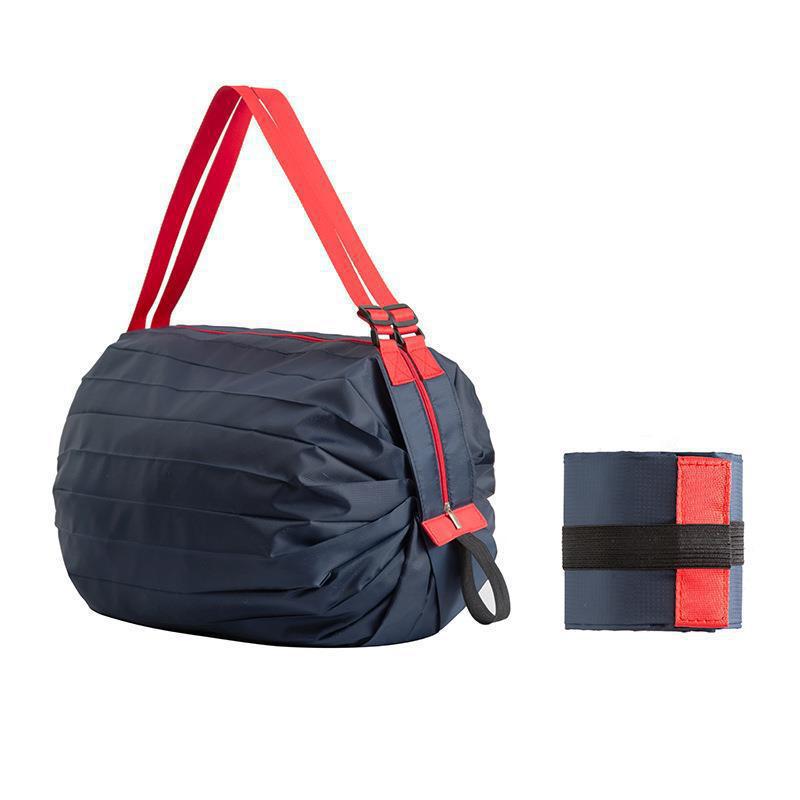Yogodlns Faltbare Einkaufstaschen, Supermarkt-Nylontasche, große Kapazität, tragbare Lebensmittel-Umhängetasche, wasserdichte Outdoor-Reise-Aufbewahrungstasche 40x40cm