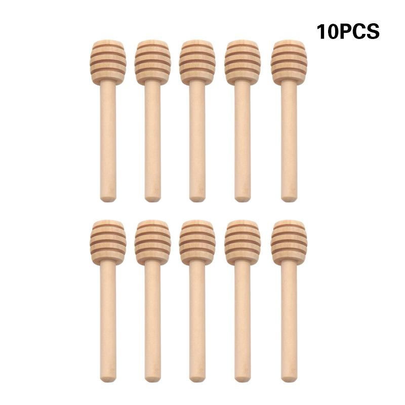 10/24/30/50/100PCS Lange Griff Holz Honig Rühren Bar Praktische Honig Mischen stick Glas Löffel Liefert Für Kaffee Milch Tee Küche Werkzeug 10 Pcs